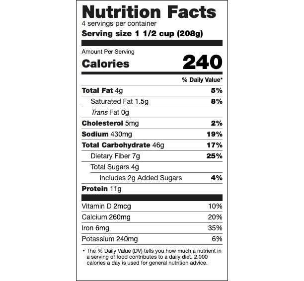 Image titled: example_nutrition_label