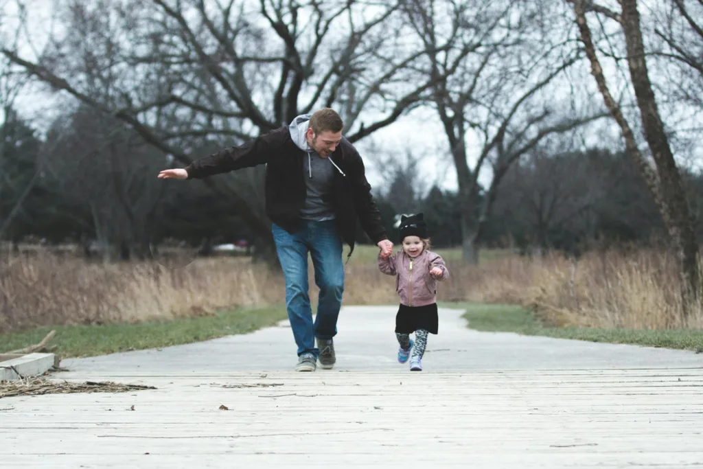 father-daughter-walk