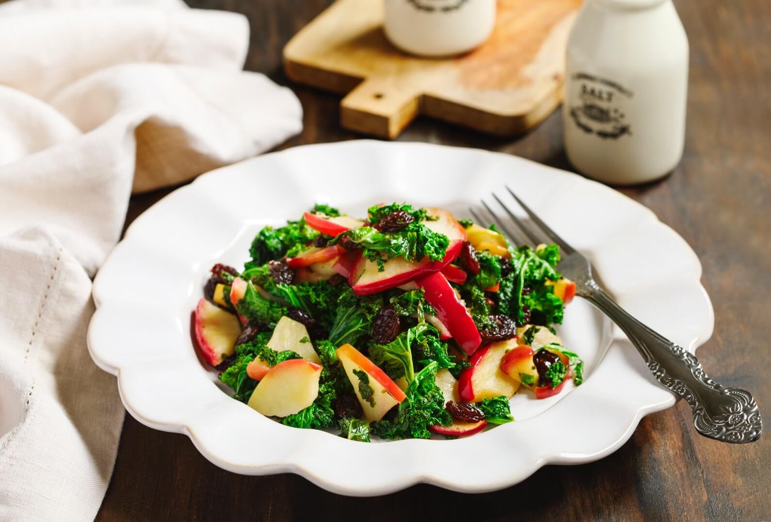 kale-with-sauteed-apples-and-onions