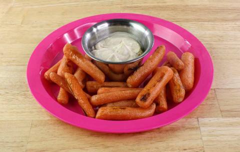 Baked-Carrot-Fries-with-Yogurt-Sunflower-Seed-Butter-Dip-Team-Nutrition