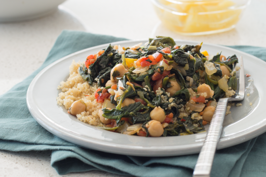 Chickpeas-and-Spinach-Sautee_QuinoaMealProteinVegetables