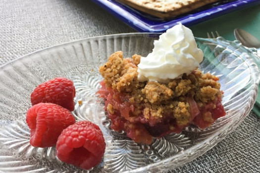 PassoverRhubarbCobbler