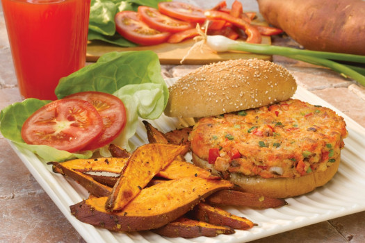 Salmon-Burgers-and-Sweet-Potato-Oven-Fries