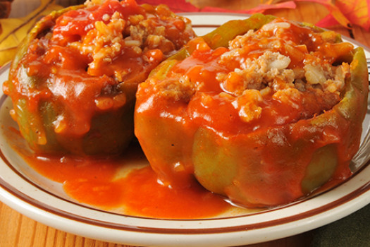 Image titled: StuffedGreenPeppers_527x323