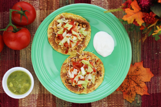 Image titled: Turkey-Tostadas